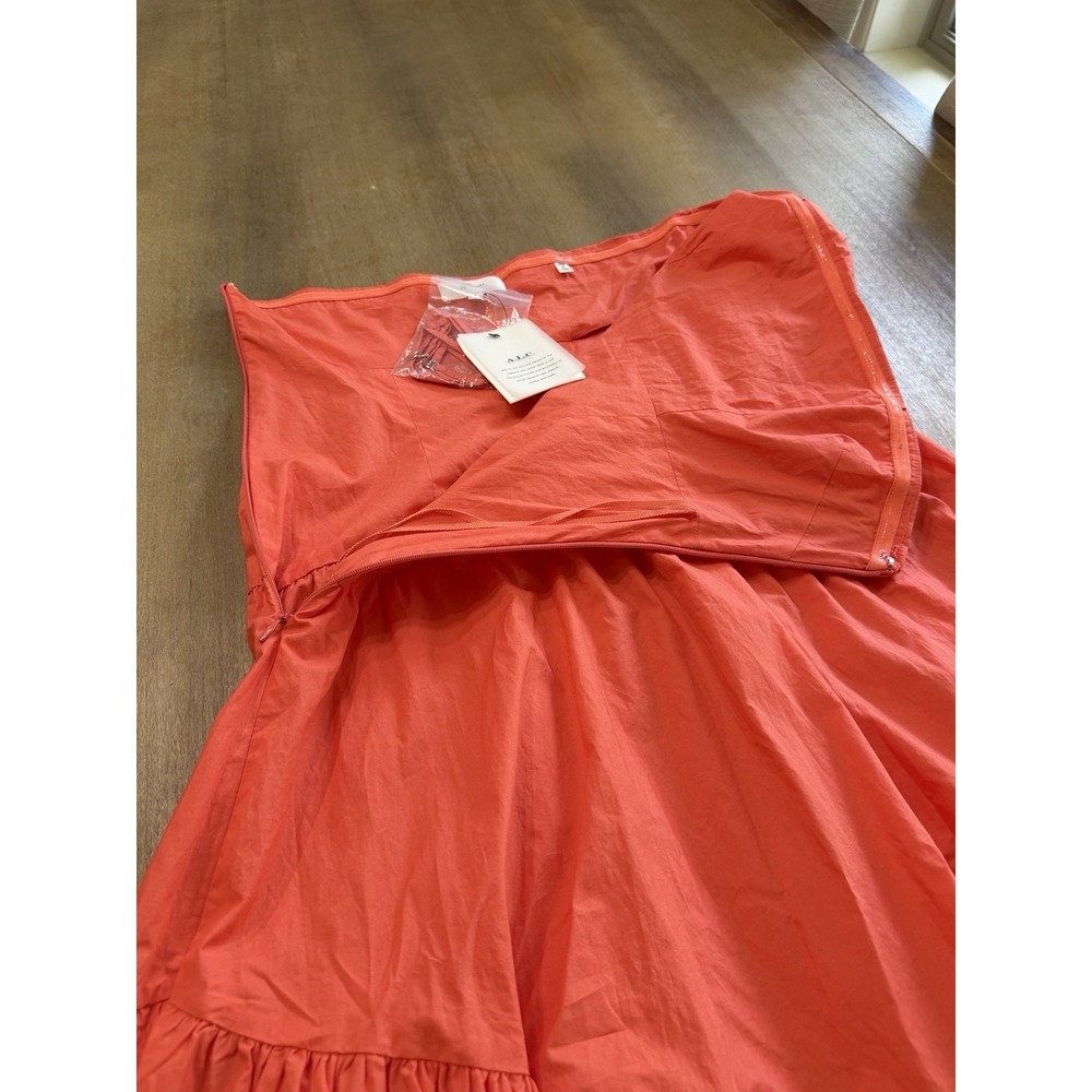 $595 ALC Coral Lark Strapless Cutout Ruched Maxi Dress Size 6 - Picture 10 of 16